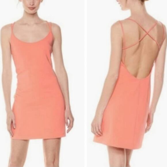 French Connection Dresses & Skirts - French Connection Coral Backless Strappy Slip Dress Size 10